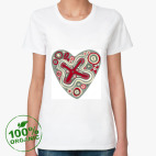 Женская футболка органик