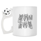 Кружка с футбольным мячиком