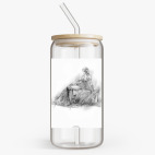 Банка с бамбуковой крышкой