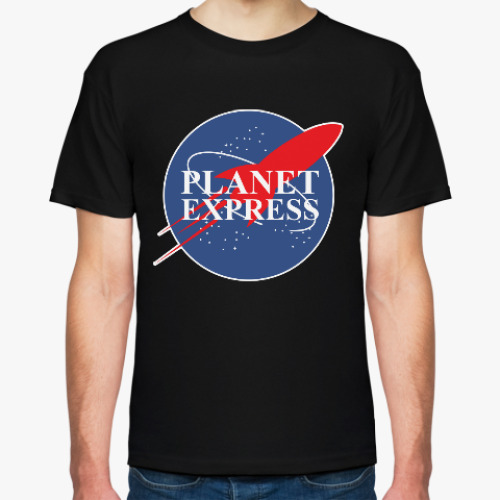 Футболка с принтом Межпланетный экспресс (Футурама)