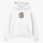 Толстовка худи оверсайз