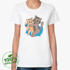 Женская футболка органик