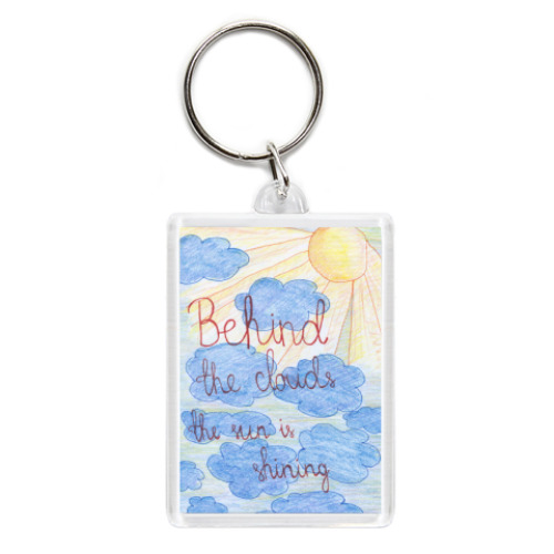 Брелок с принтом  'Облака'