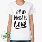 Женская футболка органик