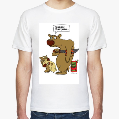 Футболка с принтом Bad Joke