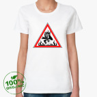 Женская футболка органик