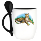 Кружка с ложкой