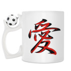 Кружка с футбольным мячиком