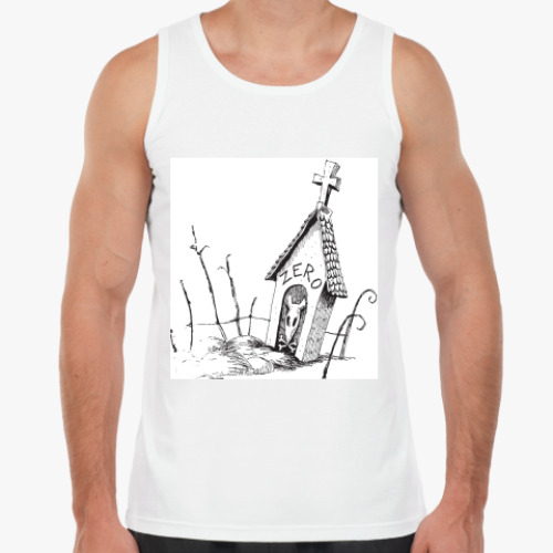 Майка с принтом Zero