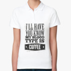 Женская рубашка поло