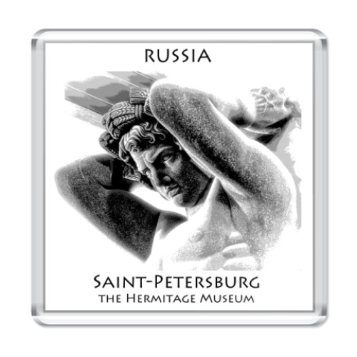 Магнит с принтом Эрмитаж