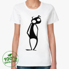 Женская футболка органик