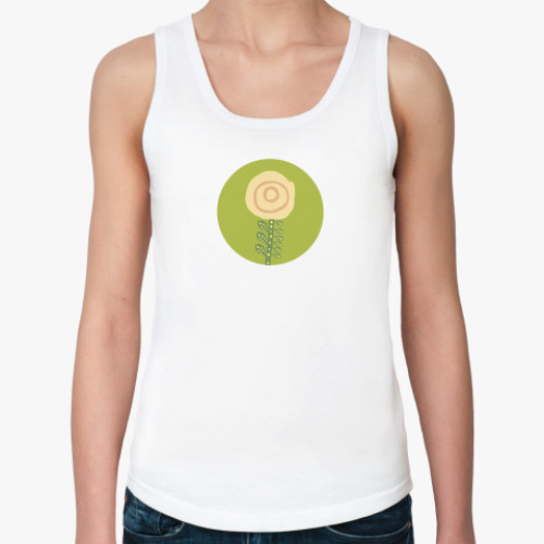 Женская майка с принтом Цветок