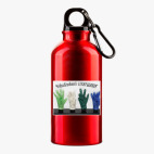 Металлическая бутылка 400 мл UV-DTF