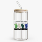 Банка с бамбуковой крышкой