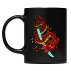 Кружка цветная UV-DTF