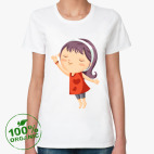 Женская футболка органик