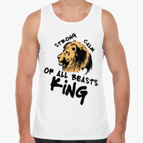 Майка с принтом Царь -всех зверей