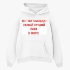 Толстовка худи оверсайз