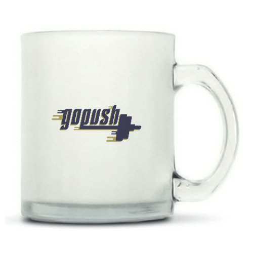 Кружка матовая с принтом жми