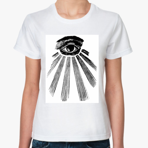 Классическая футболка с принтом  Знаки и Символы