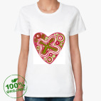 Женская футболка органик