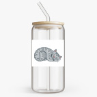 Банка с бамбуковой крышкой