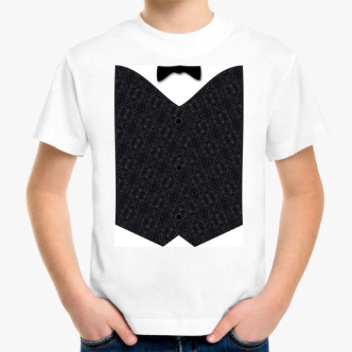 Детская футболка с принтом Жилет ж.10