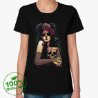 Женская футболка органик