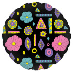 Цветы, треугольники, ромбы