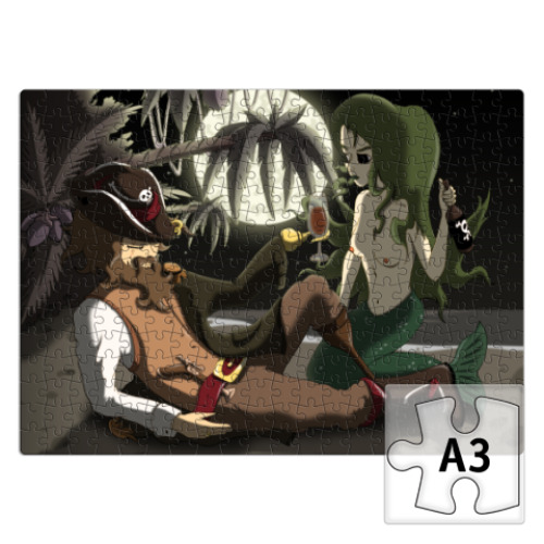 Пазл с принтом  'Пират'