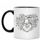 Кружка двухцветная