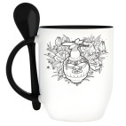 Кружка с ложкой