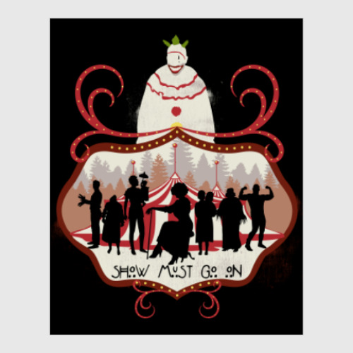 Постер с принтом American Horror Story 4 сезон