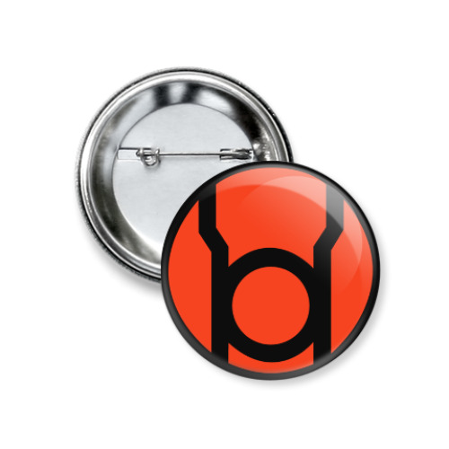 Значок 37мм с принтом Red lantern