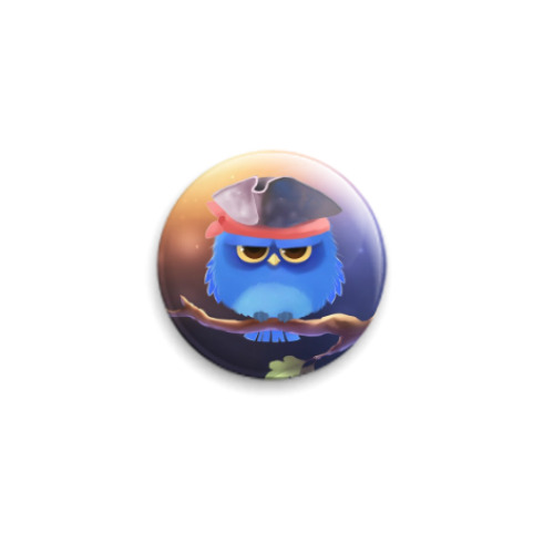Значок 25мм с принтом  Little Sparrow
