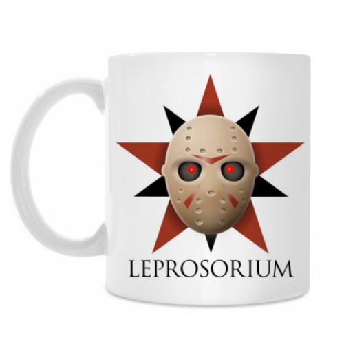 Кружка с принтом Лепра