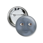 Значок 37 мм Molester Moon / Луна убийца / Луна насильница