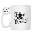 Кружка с футбольным мячиком