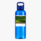 Прозрачная спортивная бутылка