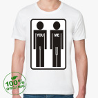 Мужская футболка органик