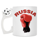 Кружка с футбольным мячиком