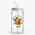 Банка с бамбуковой крышкой