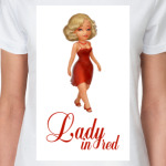 Lady in red