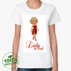 Женская футболка органик