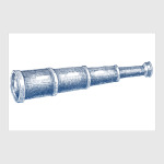 Море винтаж подзорная труба