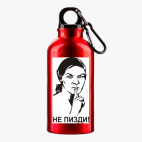 Металлическая бутылка 400 мл UV-DTF