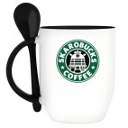 Кружка с ложкой