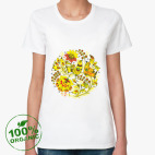 Женская футболка органик