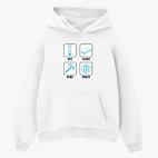 Толстовка худи оверсайз